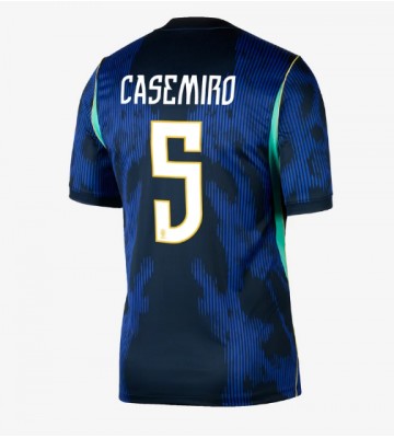 Brasilien Casemiro #5 Udebanetrøje VM 2026 Kortærmet